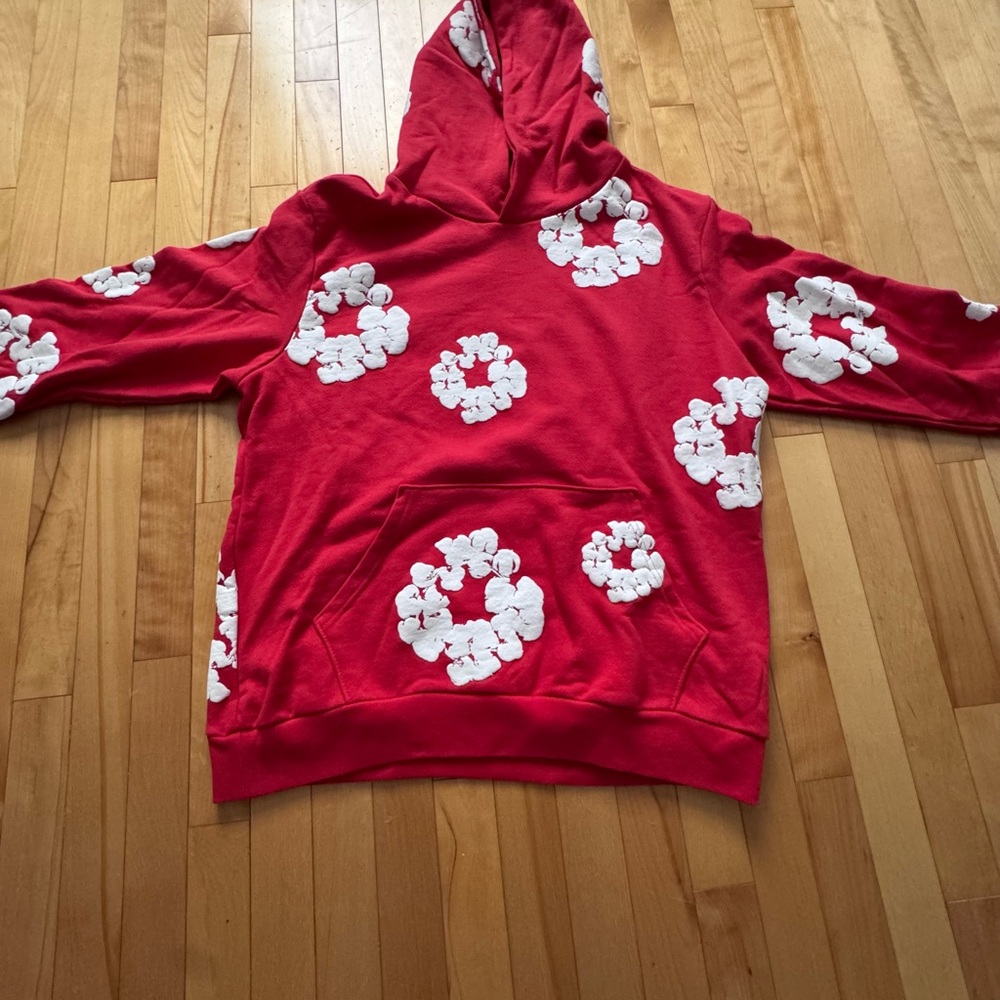 Denim Tears Red Hoodie